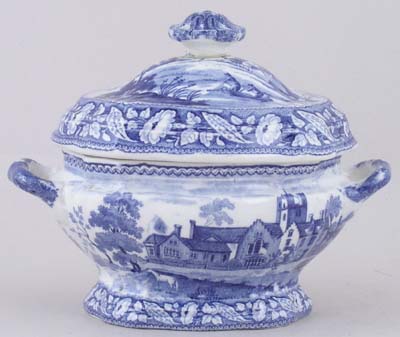Toy Soup Tureen Bysham Monastery c1825